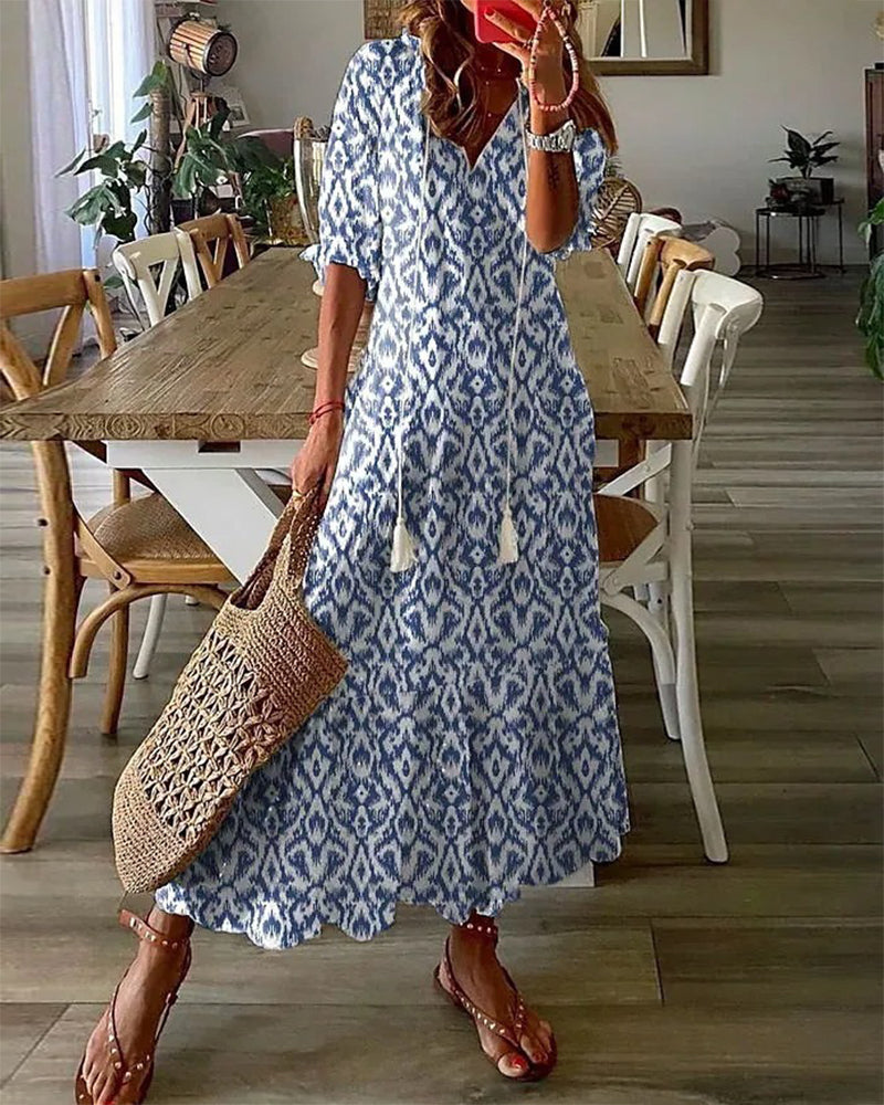 CASSIA™ - Boho Tummy Coverage Dress