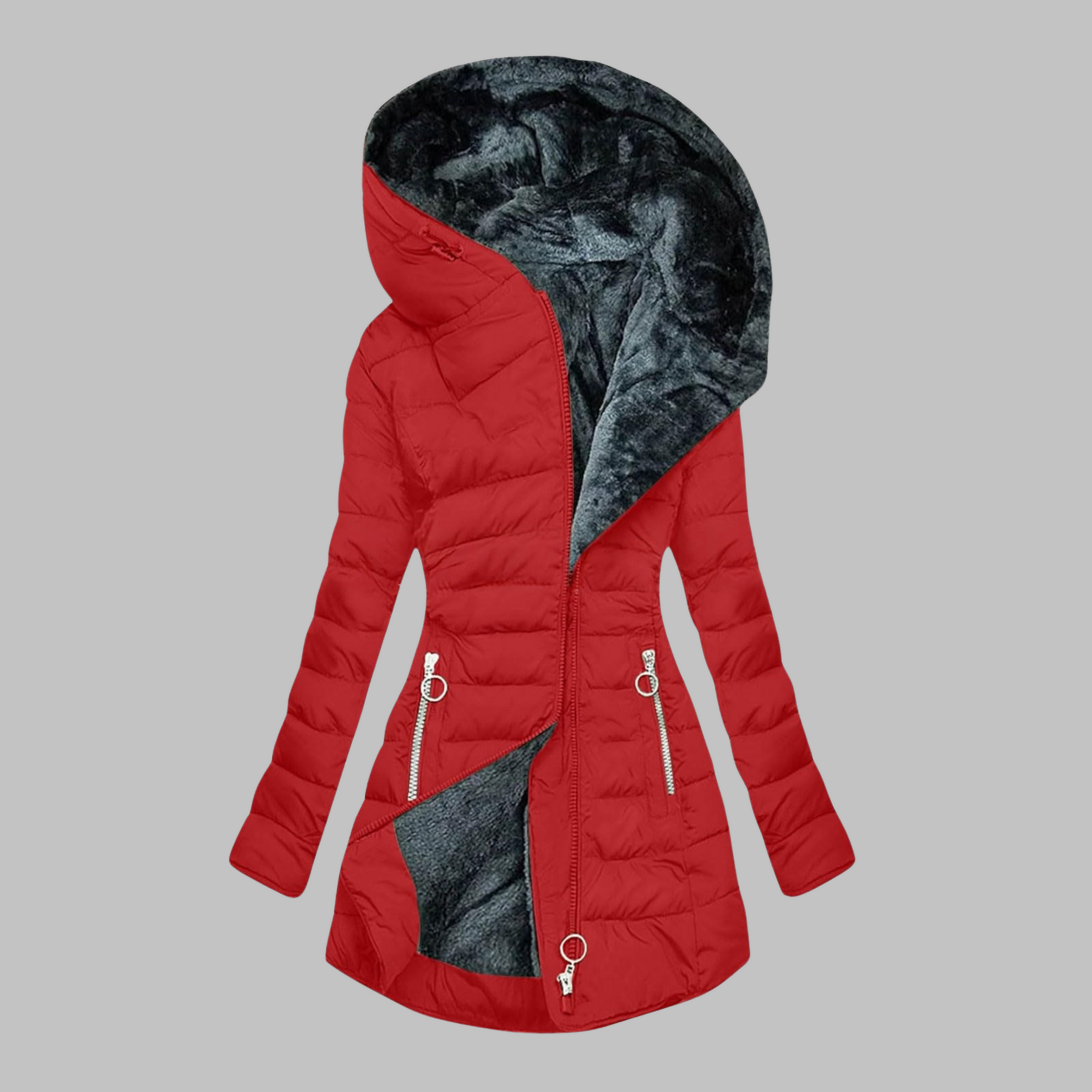 YENGE™ - Casual Slim Fit Hooded Long Sleeve Jacket