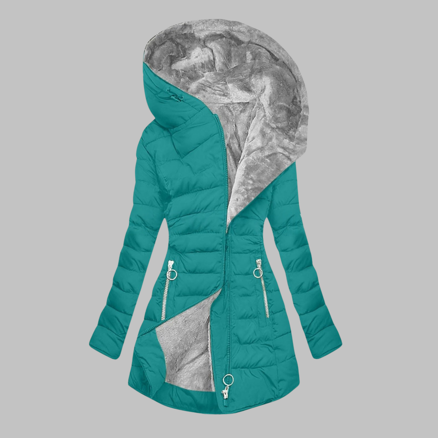 YENGE™ - Casual Slim Fit Hooded Long Sleeve Jacket